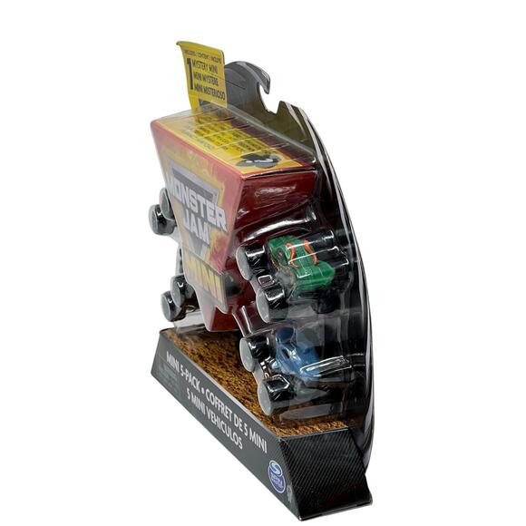 Spin Master Monster Jam Mini 5-Pack Collectible Monster Trucks 1:87 Scale NEW - Picture 5 of 9